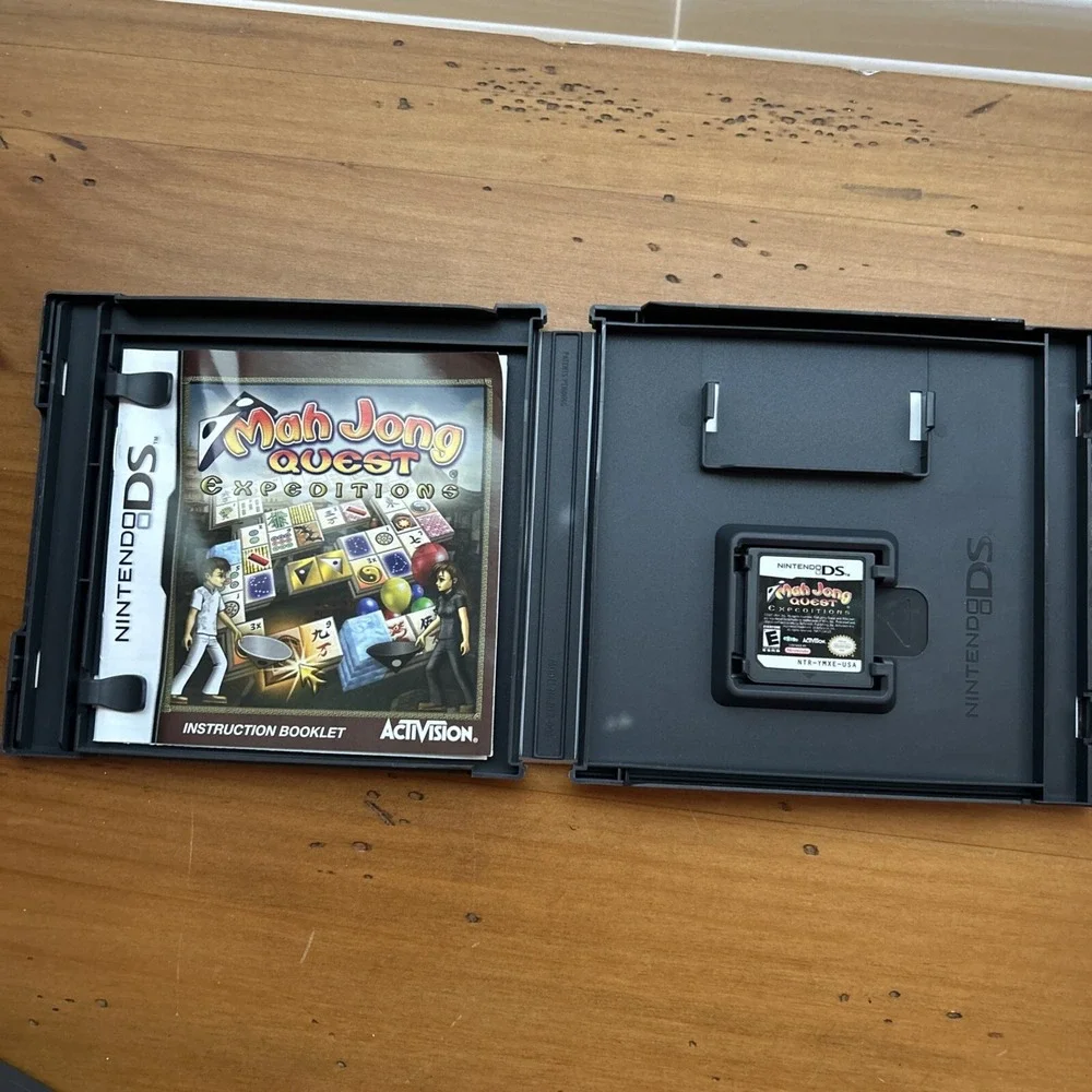 Mah Jong Quest Expeditions Nintendo DS Game tested Original Case Manual‎ Puzzle